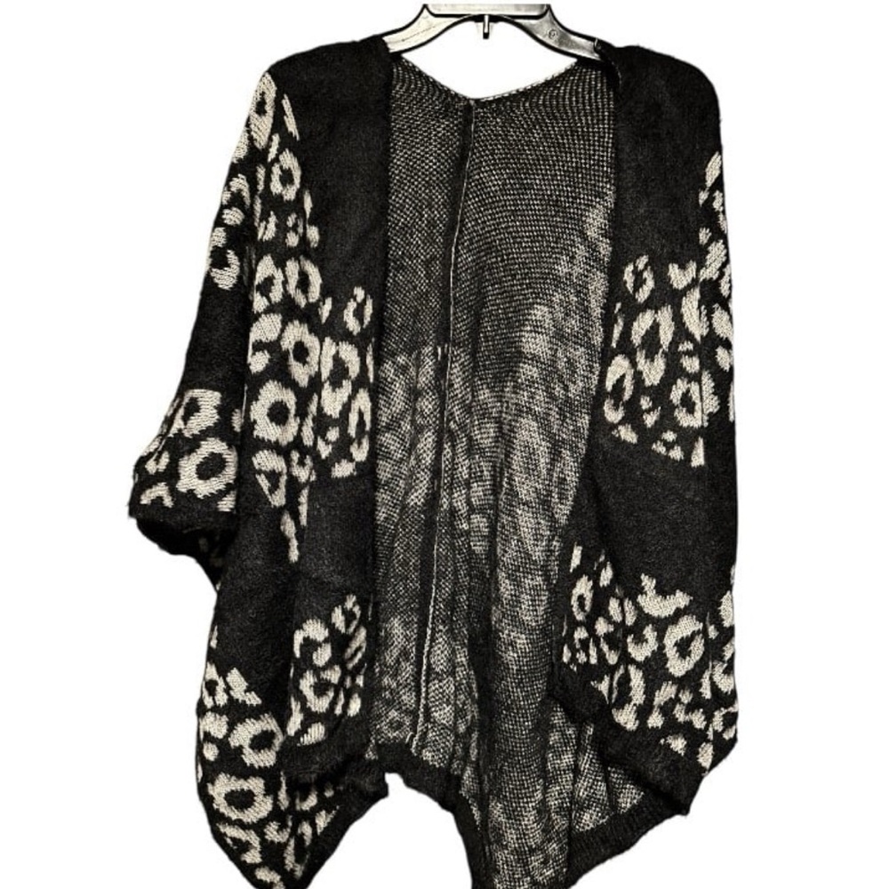 Leopard Poncho / Cardigan - SIZE XXL